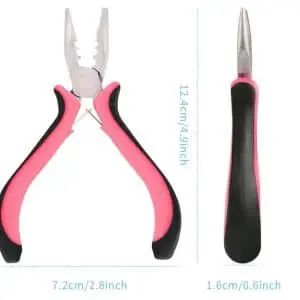 PINCE DROIT POUR POSE D'EXTENSIONS CAPILLAIRES