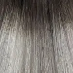 T2 5A/1006 - Effet repousse brun foncé / méché cendré et blond ultra clair cendré