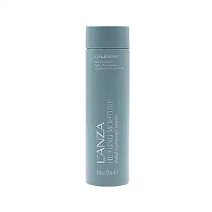 Flacon de conditionneur capillaire hydratant pour cheveux abîmés, soin réparateur et nourrissant.