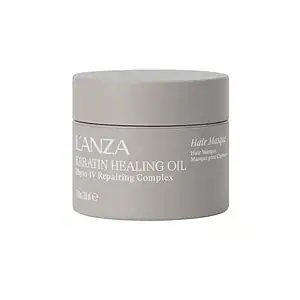 Masque capillaire réparateur à la kératine pour cheveux abîmés.