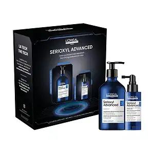 Pack Sérioxyl Advanced pour soins capillaires professionnels, solution anti-chute.