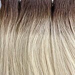 2/22 Brun foncé / Méché brun fonce & blond clair