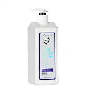 Shampooing capillaire Cynos 5.0 pour cheveux colorés et traités, revitalise et protège la couleur.