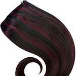 P1/99J - Noir méché burgundy