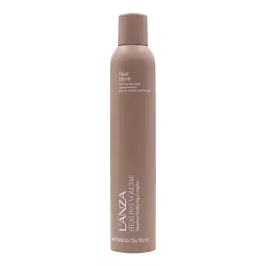 Flacon de lotion capillaire volume et brillance pour cheveux fins et ternes.