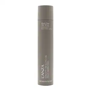 Spray coiffant léger pour cheveux, fixation flexible, sans résidus.